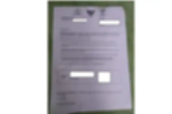 Undangan bantuan pemerintah yang dibagikan tukang pos