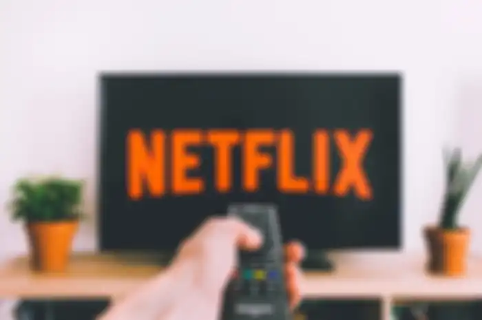 Ilustrasi menonton Netflix
