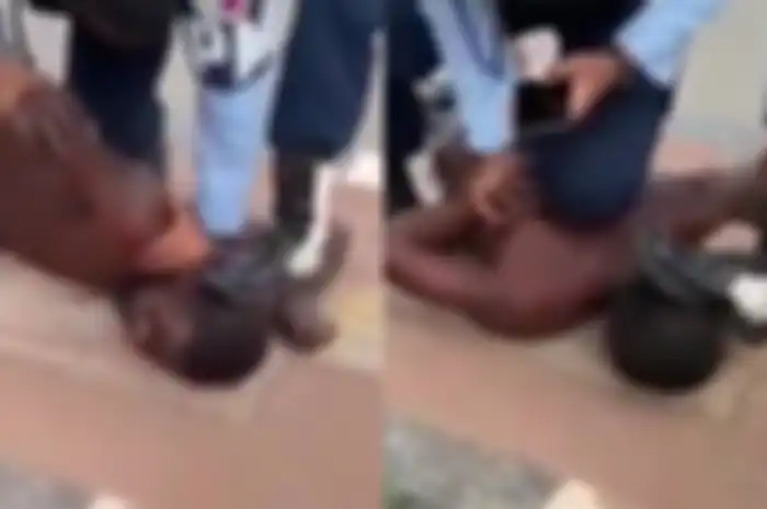 Video parjurit TNI AU menginjak kepala warga Papua yang tuna wicara viral di media sosial Twiter.kecaman. 
