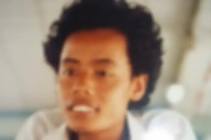 Wiji Thukul, penyair dan aktivis pro demokrasi Indonesia yang hilang sejak 1998.
