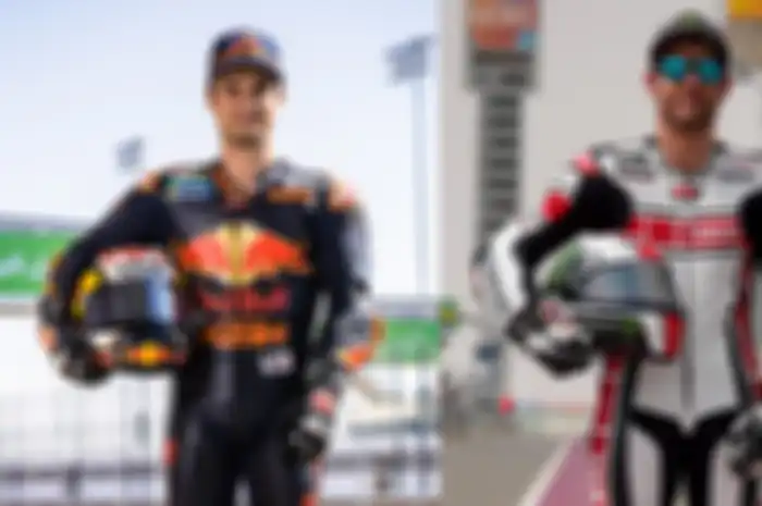 Test rider KTM MotoGP Dani Pedrosa (kiri) dan test rider Yamaha MotoGP Cal Crutchlow ungkap bedanya pembalap wild card dengan pengganti