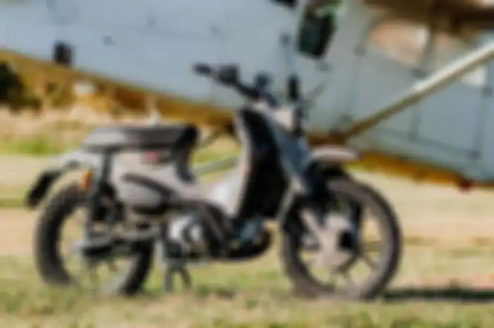 Modifikasi motor Honda Super Cub 125X, tampang garang siap diajak garuk tanah,