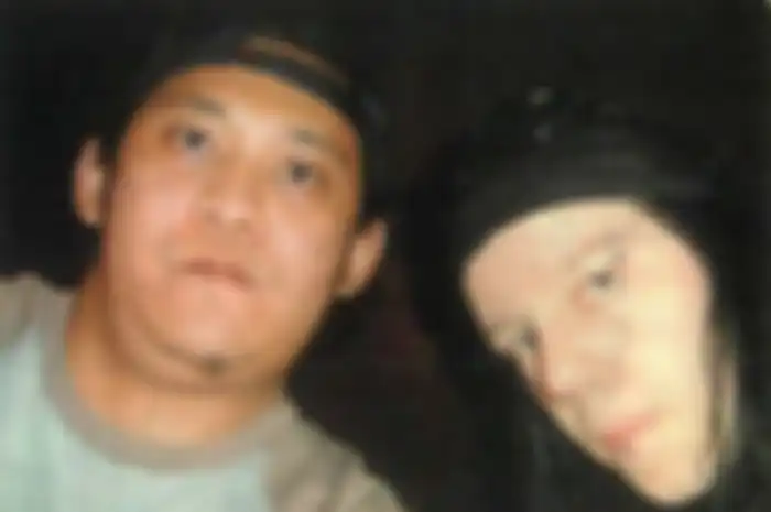 Wartawan HAI, Dani Satrio, bersama Joey Jordison