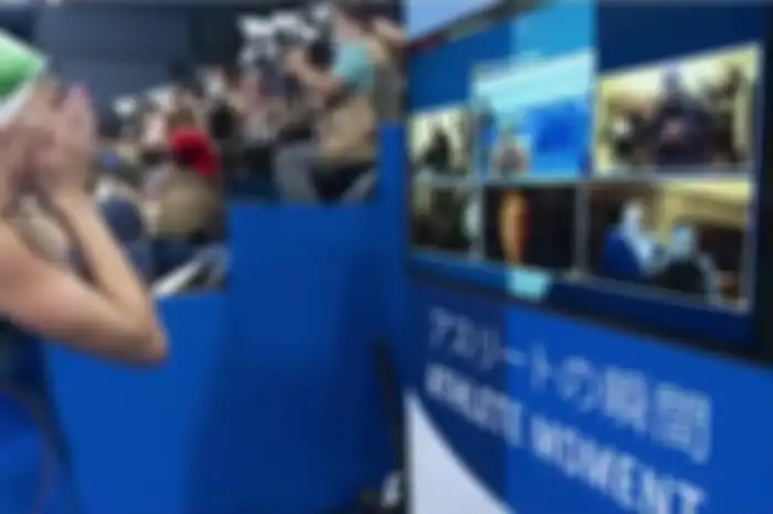Athlete Moment yang disediakan untuk para peraih medali Olimpiade Tokyo 2020.