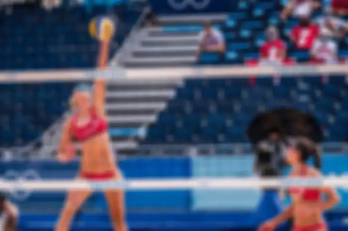 Foto bikini yang dikenakan atlet bola voli wanita di Olimpiade Tokyo 2020 hingga mendapat protes dari netizen.