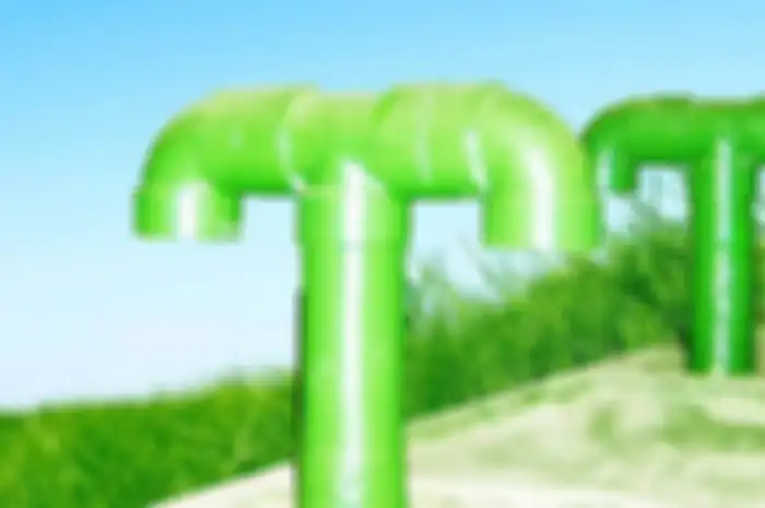 Ilustrasi pipa udara pada septictank.