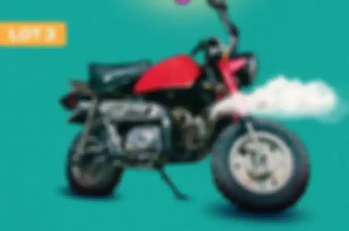 Motor incaran kolektor Honda Monkey Z50J dilelang murah