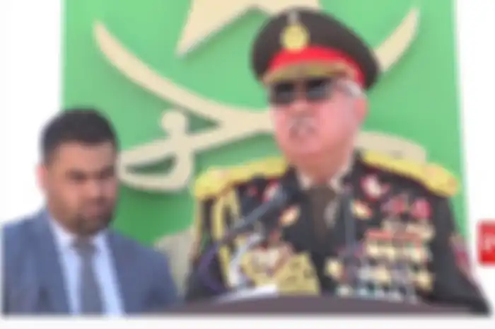 Marshal Abdul Rashid Dostum Speaks at His Promotion Ceremony in Jawzjan