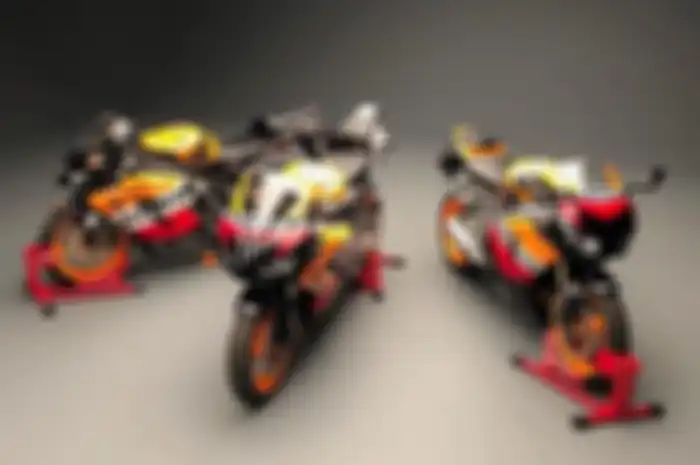 3 generasi Honda CBR1000RR Repsol dijual secara lelang, ternyata alasan di baliknya mulia sekali bro.