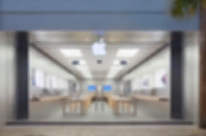 Ilustrasi gerai Apple Store Charleston, Amerika Serikat