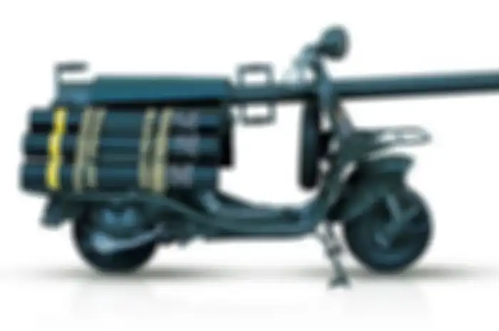 Vespa pernah jadi kendaraan perang