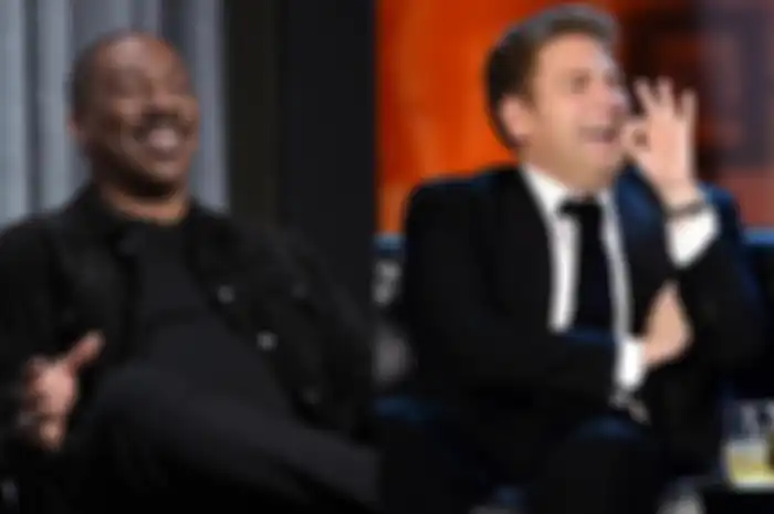 Eddie Murphy (kiri) dan Jonah Hill (kanan)
