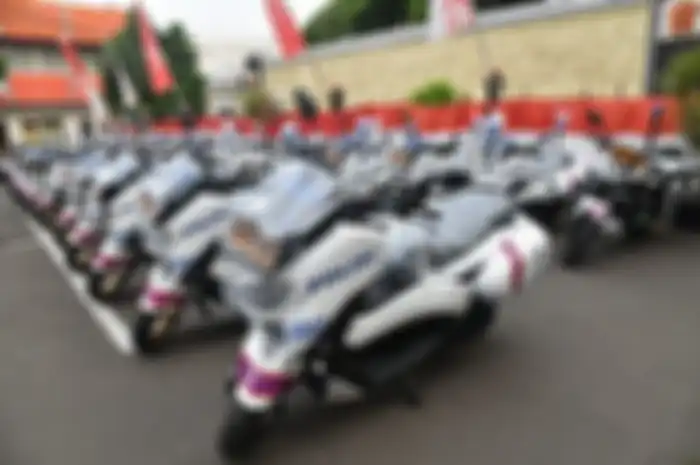 Yamaha All New NMAX jadi makin garang dimodifikasi pakai rotator dan side box khusus untuk pengawalan PON XX Papua.