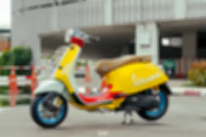 Fokus main kaki-kaki, modifikasi Vespa Primavera Sean Wotherspoon ini makin kece badai 