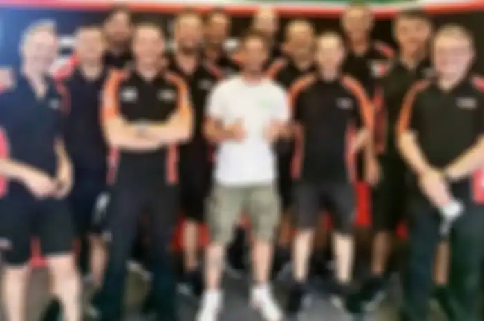 Sudah kontrak dengan Yamaha, kok Andrea Dovizioso mampir ke paddock Aprilia di tes MotoGP Misano 2021?