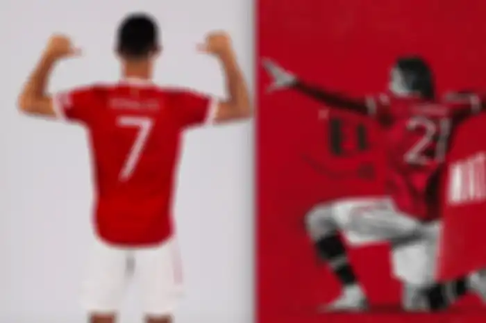 Ronaldo bakal kembali mengenakan no. 7 di Man United. Sementara Cavani pake no. 21.