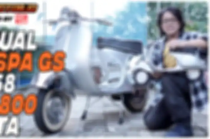 Siapa sangka, pemilik Vespa GS tahun 1958 orisinil jual dengan harga setara dengan rumah bro.