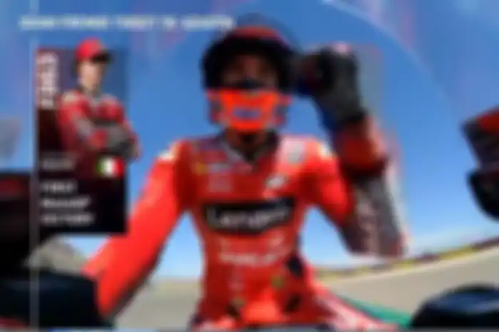3 fakta seru pembalap Ducati Lenovo Team, Francesco Bagnaia kalahkan Marc Marquez di MotoGP Aragon 2021.
