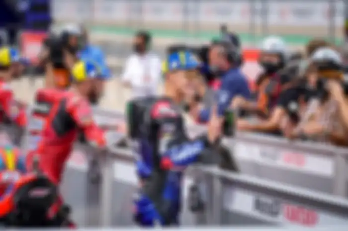 Fabio Quartararo kurang favorit dengan sirkuit MotoGP Motorland Aragon malah start front row di MotoGP Aragon 2021, Minggu (12/9/2021)
