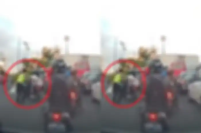 Pemotor yang didorong anggota polisi sempat viral, begini kelanjutannya.