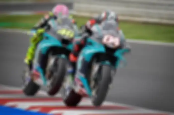 Tes MotoGP Misano 2021, dua pembalap Petronas Yamaha SRT, Valentino Rossi dan Andrea Dovizioso mengaku senang gara-gara hal ini.