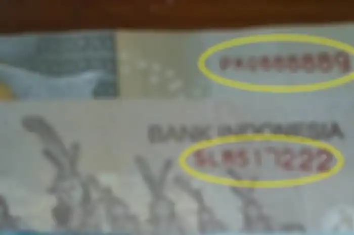 Uang Rp 2 ribu milik M. Nur dari Kelapa Gading Jakarta Utara. Mau dijual asal harga cocok