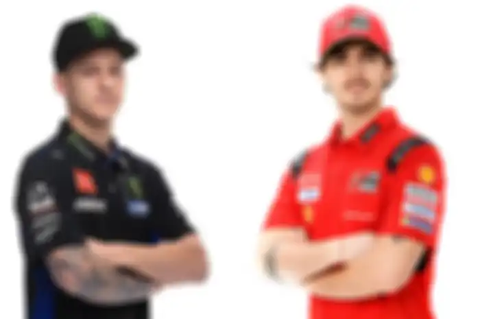 Ilustrasi. Berat sebelah duel perebutan juara dunia MotoGP 2021 antara Fabio Quartararo vesus Francesco Bagnaia. Fabio Quartararo kans besar kunci titel juara dunia di MotoGP Emilia Romagna 2021, (24/10/2021)