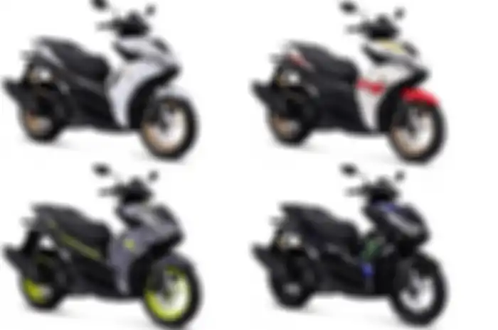 Ilustrasi motor matic All New Yamaha Aerox