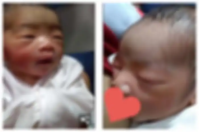 Bayi yang ditemukan disusui oleh seorang staf resto