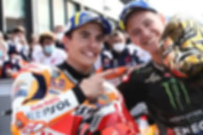 Jadi juara dunia MotoGP 2021, pembalap tim Monster Energy Yamaha, Fabio Quartararo langsung mendapatkan ancaman dari Marc Marquez.