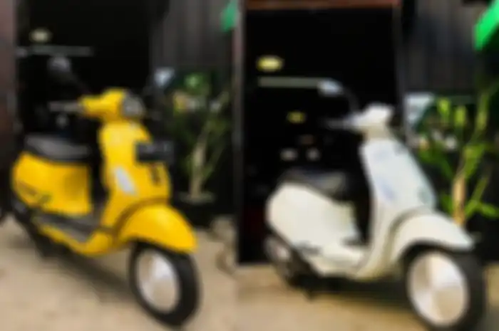 Modifikasi motor Vespa pasang dop pelek di Vespuci Garage, siapkan budget segini bro.