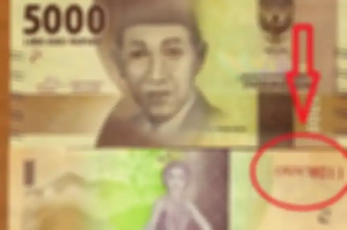 Uang kertas Rp 5000 yang dihargai puluhan juta