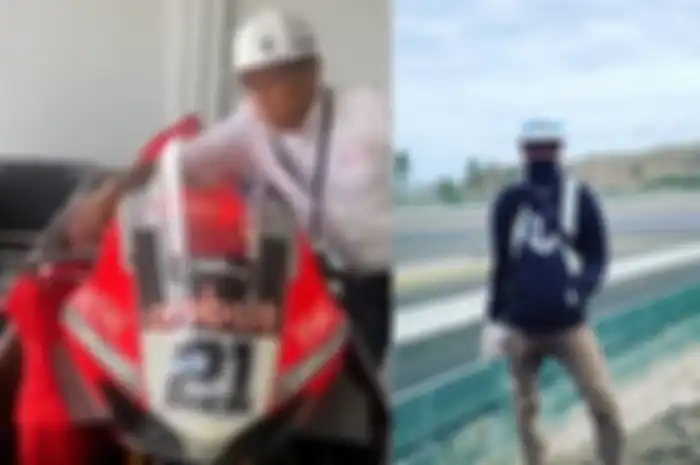Bikin malu staf Sirkuit Mandalika, perekam motor balap WSBK yang viral langsung diserang netizen.