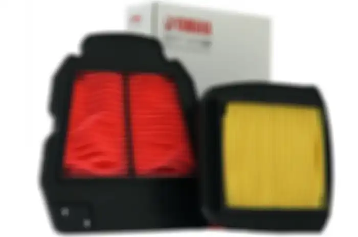 Ilustrasi filter udara motor Yamaha.