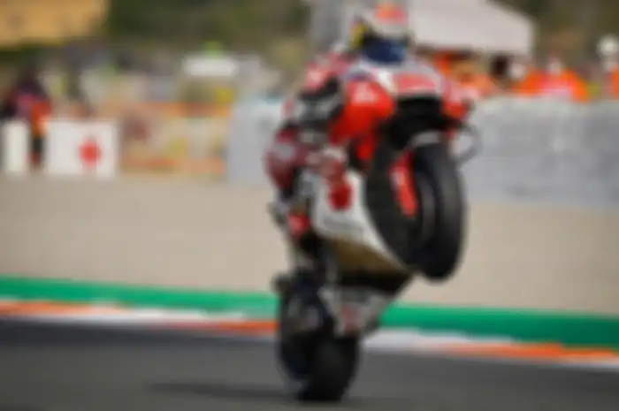 Pembalap LCR Honda Idemitsu, Takaaki Nakagami tercepat di FP4 MotoGP Valencia 2021, Valentino Rossi segini.
