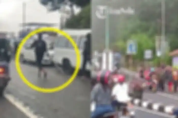 Viral di media sosial, video warga Tawangmangu ngamuk ke pemotor sunmori gara-gara pakai knalpot brong.