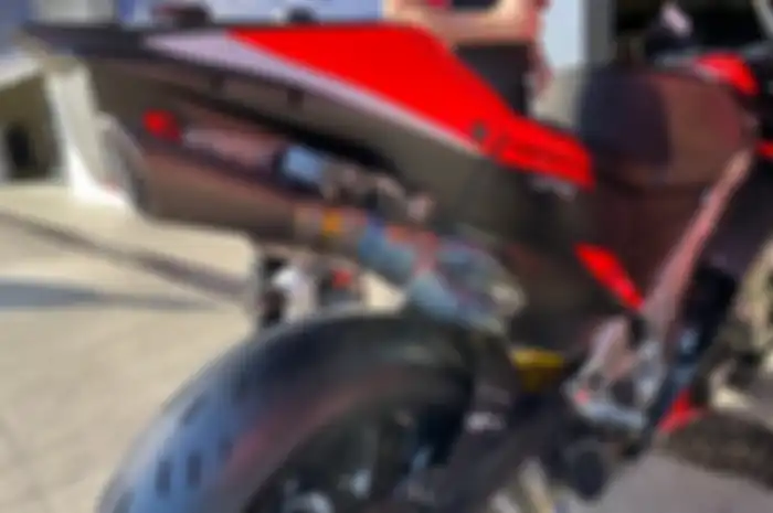 Knalpot Akrapovic Aprilia RS-GP di tes pramusim 2022