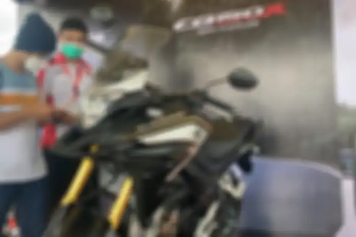 Baru saja dilaunching di GIIAS 2021, Honda CB150X sudah mejeng di sirkuit Mandalika, Lombok, Nusa Tenggara Barat.