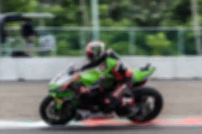 Hasil Warm-up WSBK Indonesia 2021, kondisi Sirkuit Mandalika cerah Jonathan Rea langsung gaspol.