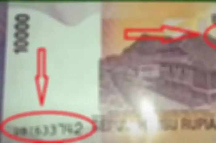 Ciri uang kertas Rp 10 ribu dibayar Rp 20 juta