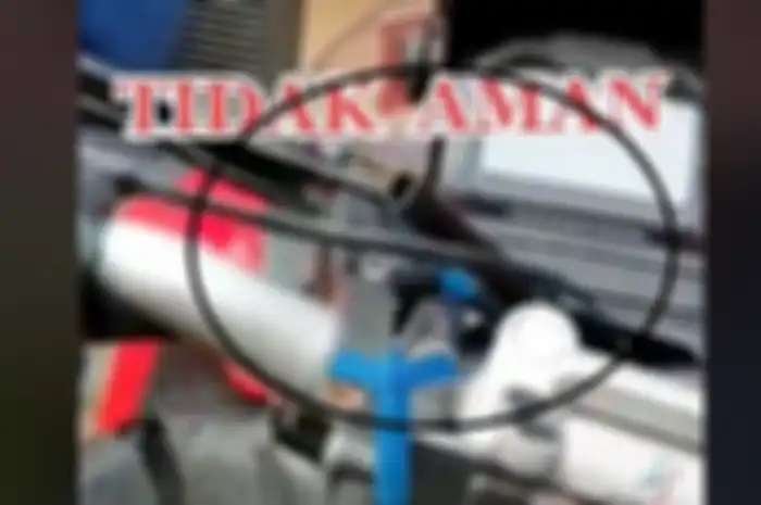 Maling motor gasak master rem dan spion Honda ADV150