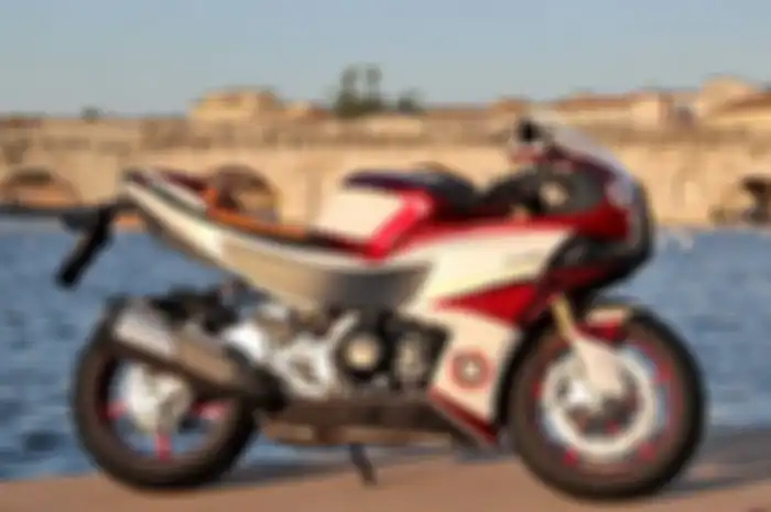 Wow motor baru Bimota KB4 resmi diperkenalkan, desain retro sport sangar, harganya berapa ya?