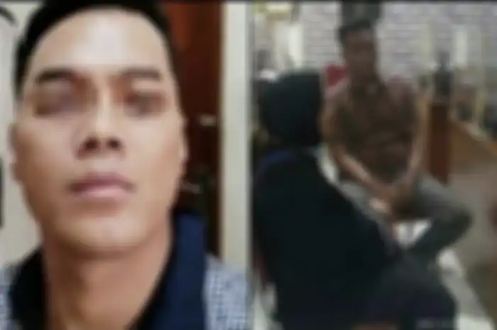 Foto tampang pria yang menempelkan kemaluan ke Al Aquran viral. Bobby Fatahillah sudah ditangkap polisi.