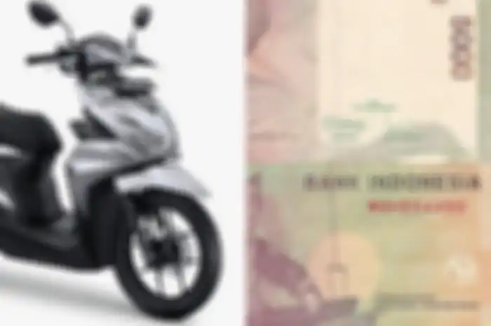 Wow dengan modal uang kertas Rp 5000 dengan ciri-ciri bisa bayar cash Honda BeAT baru.