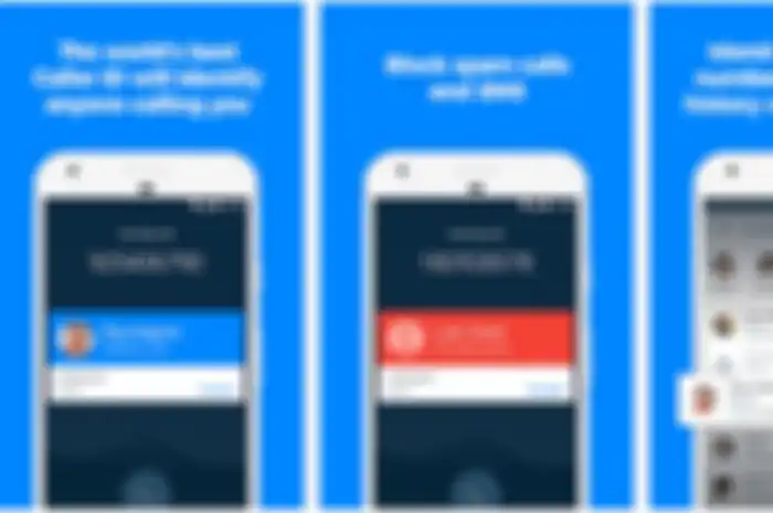 Ilustrasi aplikasi TrueCaller