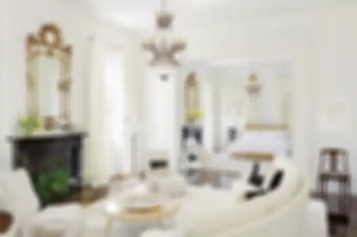 Ilustrasi interior bergaya Victorian yang modern