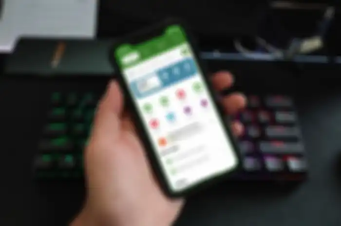 Tampilan aplikasi gojek