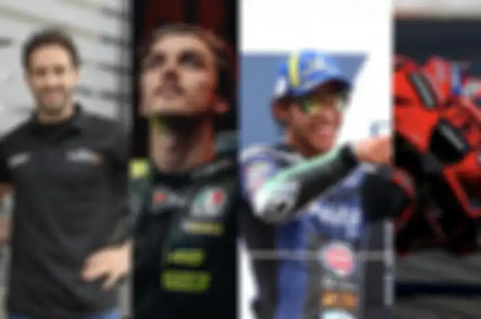 Jelang tes MotoGP Indonesia 2022 di sirkuit Mandalika, sepeninggal Valentino Rossi, pembalap Italia banyak bikin rekor di musim depan, seperti Andrea Dovizioso, Luca Marini dan Enea Bastianini juga motor MotoGP Ducati