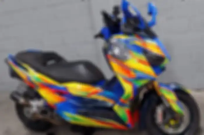 Enggak sembarangan, modifikasi motor Yamaha XMAX ganas bermesin turbo