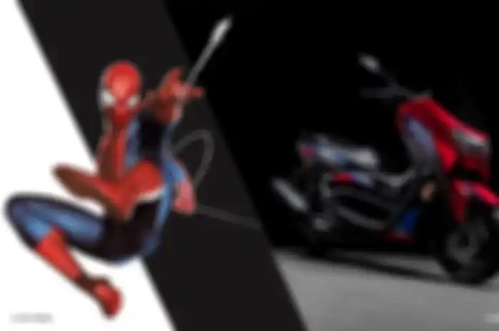 Yamaha NMAX edisi Spider-Man rilis bareng film Spider-Man: No Way Home tayang.